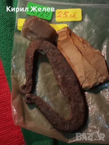 МНОГО СТАР ЧАКМАК ОГНИВО РЪЧНО КОВАНО ЖЕЛЯЗО с ДВА КРЕМЪКА 42729, снимка 11 - Антикварни и старинни предмети - 46774841