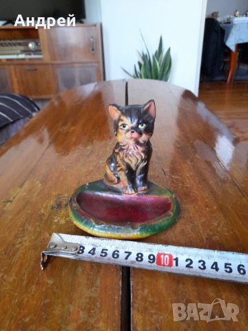 Стар пепелник Коте, снимка 5 - Други ценни предмети - 40227787