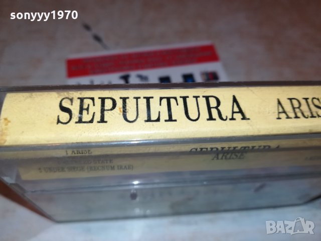 SEPULTURA-АУДИОКАСЕТА 1710211822, снимка 15 - Аудио касети - 34495256