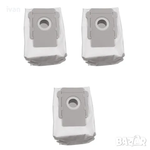 Комплект от 5 торби за прах за прахосмукачка робот, съвместима с iRobot Roomba S9 i7 i7+ E5 E6 E7