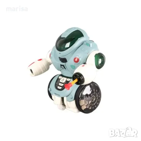 Танцуващ робот с пара, 3D светлини и оръжие 200795130, снимка 3 - Музикални играчки - 48051570