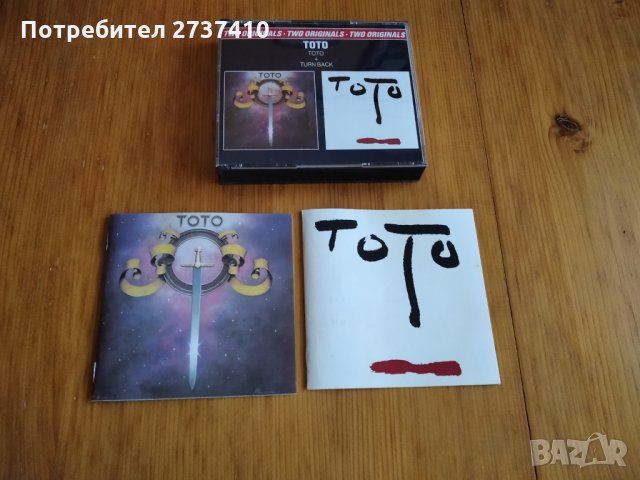 TOTO - TOTO/TURN BACK 2cd 20лв оригинални дискове, снимка 4 - CD дискове - 35382942