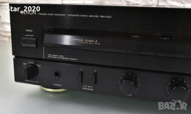 Продавам стерео усилвател Denon PMA-520A, снимка 6 - Ресийвъри, усилватели, смесителни пултове - 48942790