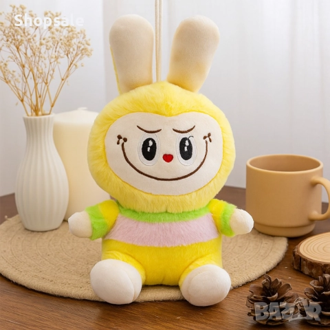 Очарователна плюшена играчка Лабубу – 25 см, снимка 2 - Плюшени играчки - 51839270