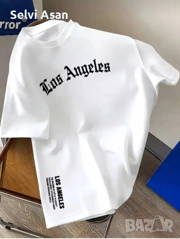 Бяла унисекс тениска