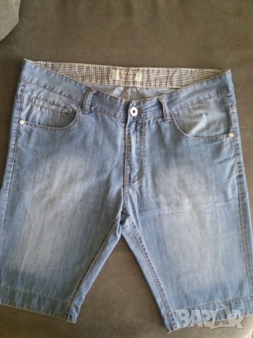 Мъжки къс дънков панталон с джобове Oldjeans 95 % памук