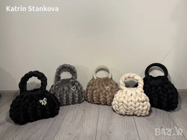 Ръчно плетена чанта, снимка 2 - Чанти - 56391729