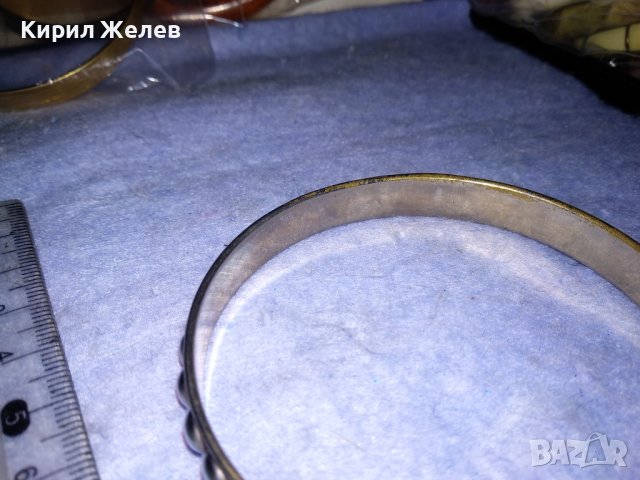 СТИЛНА ПОСРЕБРЕНА ВИНТИДЖ - АРТ МЕСИНГОВА ГРИВНА 26542, снимка 10 - Гривни - 40867708