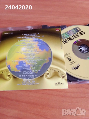 Technotronic – The Greatest Hits оригинален диск, снимка 3 - CD дискове - 54279702