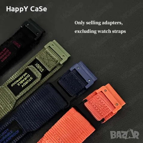 Garmin QuickFit адаптер конектор за каишка за смарт часовник, снимка 3 - Каишки за часовници - 48343836