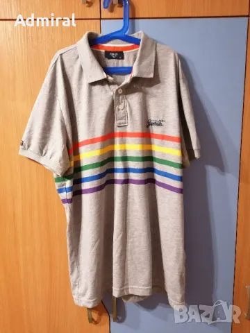 Оригинална мъжка тениска с якичка Colin's