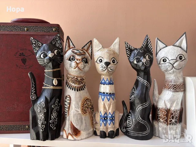 Котки от дърво 50см, 40см, 30см 