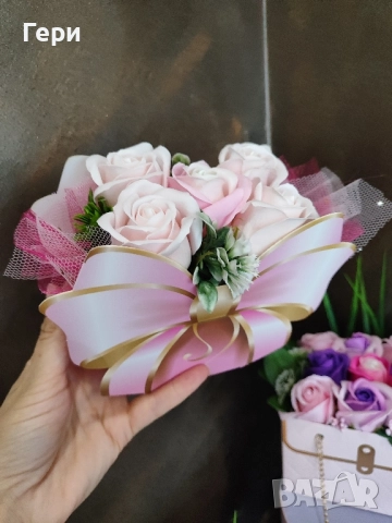 Пано със сапунени цветя , снимка 12 - Други - 39261818