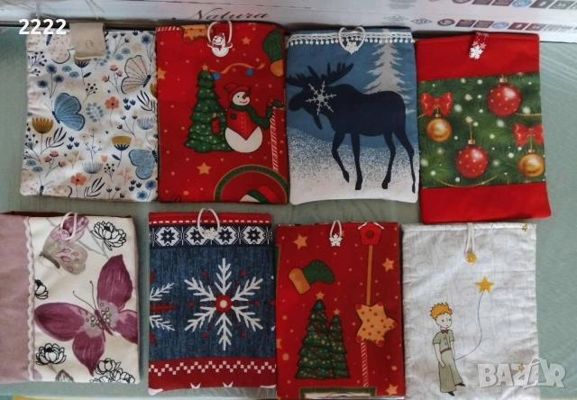 Коледна калъфка , снимка 5 - Възглавници - 52404334