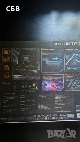 Дънна Платка ASRock X870E Taichi , снимка 3 - Дънни платки - 55993731