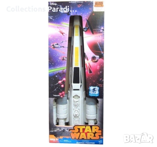 Hasbro STAR WARS : EPISODE IV X-Wing Fighter фигура колекция, снимка 2 - Колекции - 54150684