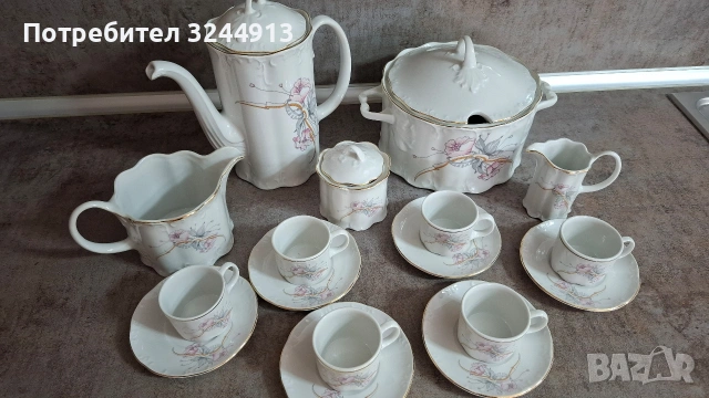 Порцеланов сервиз на завод ,,ДИАМАНТ'' РАЗГРАД , снимка 5 - Сервизи - 54154568