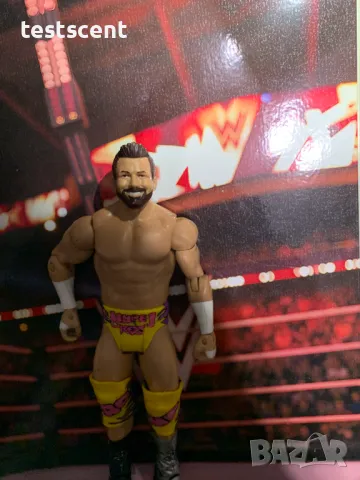 Екшън фигура WWE Zack Ryder Mattel Зак Райдър Мат Кардона figure wrestling играчка, снимка 4 - Колекции - 49152616