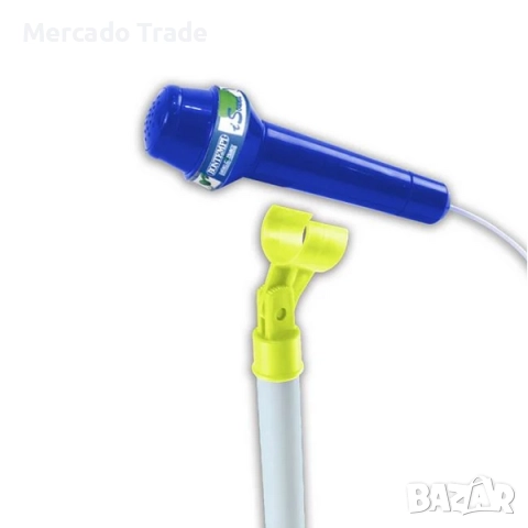 Детско караоке с 2 микрофона, звук, светлини и регулируема стойка, снимка 5 - Музикални играчки - 52842751