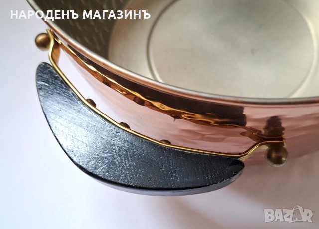 Нова немска голяма медна тенджера печка готвене , снимка 5 - Други ценни предмети - 54082207