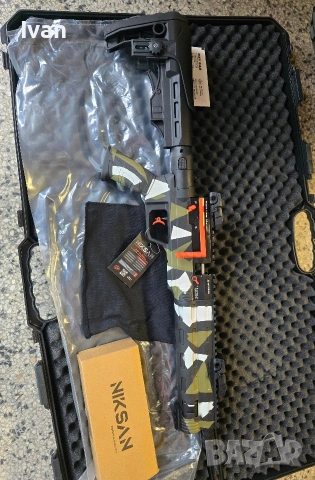 Въздушна пушка PCP Niksan Tacto 5,5, снимка 7 - Въздушно оръжие - 54341213