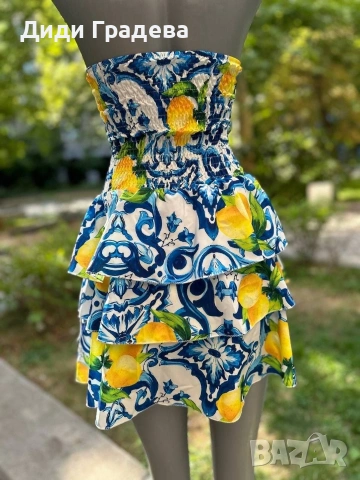 ​🔥 Секси рокля с твърди чашки – Made in Italy! Универсален размер (XS-L) , снимка 10 - Рокли - 54329419