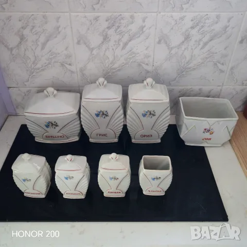 Непълен порцеланова сервиз за подправки. , снимка 4 - Сервизи - 56161951