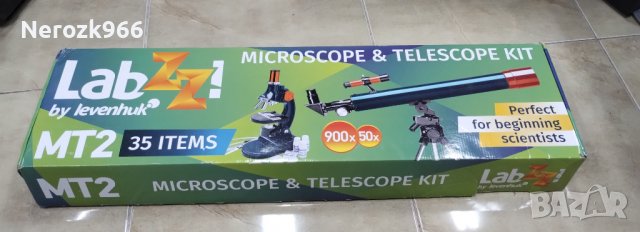 Комплект телескоп и микроскоп Levenhuk LabZZ MT2 - LV69299, снимка 2 - Друга електроника - 39942057