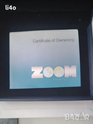 Сребърна монета Google ZOOM СОФИЯ позлатена с 24 каратово злато 2oz 62.2грама, снимка 5 - Нумизматика и бонистика - 55815328