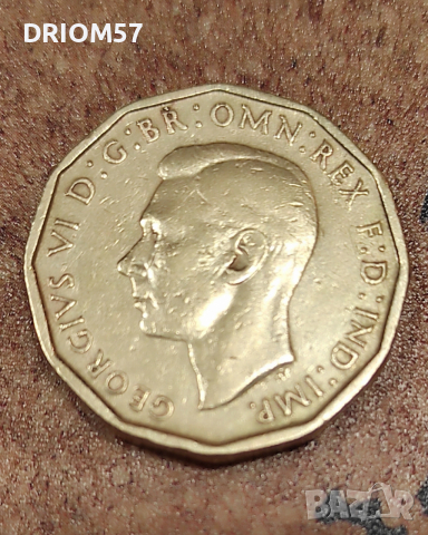 Монети Великобритания-4 бр.› Крал Джордж VI (1940-1951), снимка 4 - Нумизматика и бонистика - 51464221