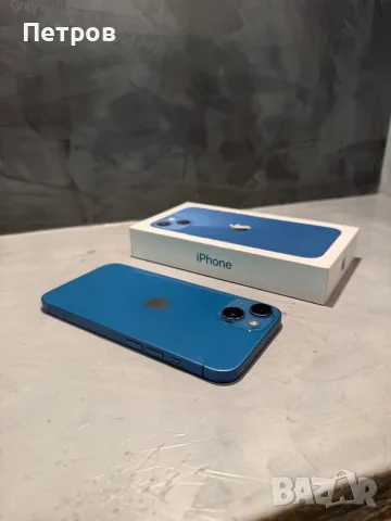 КАТО НОВ Iphone 13 Blue 128 GB, снимка 2 - Apple iPhone - 56132702