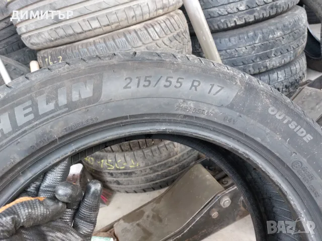 САМО 1бр.лятна гума MICHELIN 215/55/17 94V DOT 1221, снимка 4 - Гуми и джанти - 48987038