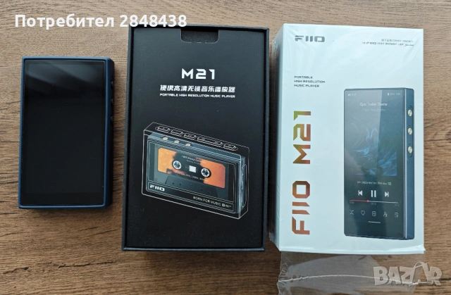 НОВ Fiio Music Player M21 Blue, снимка 3 - MP3 и MP4 плеъри - 54086313