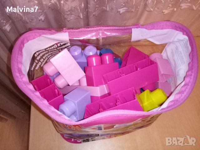 Конструктор Mega Blocks - 60 големи части, снимка 7 - Конструктори - 39009280
