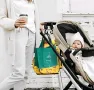 2 бр въртящи закачалки клипс за бебешка количка багаж аксесоар аксесоари, снимка 3