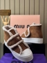 дамски пухени боти miu miu , снимка 1