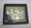 Сервизче за чай в скала 1:12 за кукленска къща, колекционерско Reutter Porzellan Germany, снимка 4
