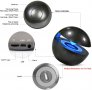 Wireless Bluetooth тонколона безжична HD звук LED подсветка, снимка 3