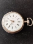 Швейцарски джобен часовник с посребрени капаци 1905г. - 10 РУБИНА, снимка 1