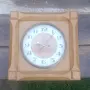 Ретро соц стенен часовник Маяк (Кварц) СССР – дървена рамка, снимка 1