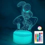 Холограмна 3D LED лампа Spider Man-дистанционно управление 16 цвята+други режими на управление, снимка 1