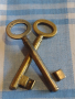 Два стари ключа от соца за брава за КОЛЕКЦИЯ ДЕКОРАЦИЯ БИТОВ КЪТ 41001, снимка 2