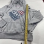 Дамски суитшърт Tommy Hilfiger с качулка и американско знаме, размер XS, сив, снимка 4