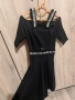 Черна парти рокля Lucy, снимка 3