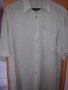Мъжка риза с къс ръкав светлосива голям размер, снимка 4
