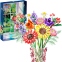Under the Baubles Flowers Букет слънчогледи - комплект за сглобяване на домашна декорация (976 бр.), снимка 1 - Изкуствени цветя - 44655574