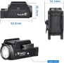 Пистолетна светлина TrustFire GM23 800 лумена Glock Gun Rail Mounted фенерче, USB, снимка 6