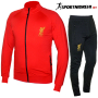 Мъжки футболен екип FC LIVERPOOL, червено и черно, полиестер, снимка 1 - Спортни дрехи, екипи - 44551099