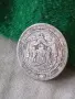 Българска сребърна монета 1 лев 1882 година Фердинанд първи 38936, снимка 5