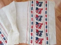 19век кърпа, кенар, ръчна бродерия с вълнени конци,84х38см., снимка 2